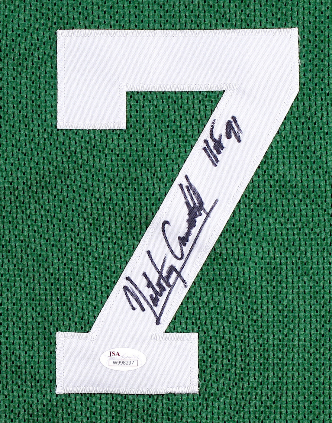 Nate "Tiny" Archibald Signed Celtics Jersey Inscribed "HOF 91" (JSA COA) at PristineAuction.com Nate "Tiny" Archibald Signed Celtics Jersey Inscribed "HOF 91" (JSA COA) at PristineAuction.com