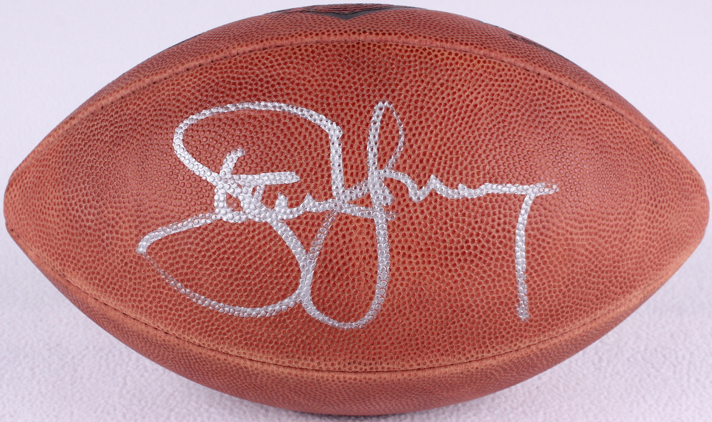 Steve Young Signed Official NFL 75th Anniversary Game Ball (JSA COA) at PristineAuction.com Steve Young Signed Official NFL 75th Anniversary Game Ball (JSA COA) at PristineAuction.com
