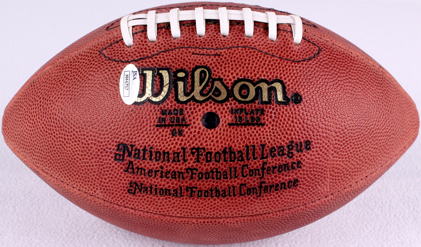 Steve Young Signed Official NFL 75th Anniversary Game Ball (JSA COA) at PristineAuction.com Steve Young Signed Official NFL 75th Anniversary Game Ball (JSA COA) at PristineAuction.com