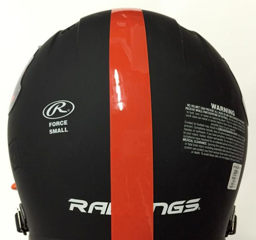 Denver Broncos Custom Matte Black Full-Size Authentic Proline Helmet at PristineAuction.com Denver Broncos Custom Matte Black Full-Size Authentic Proline Helmet at PristineAuction.com