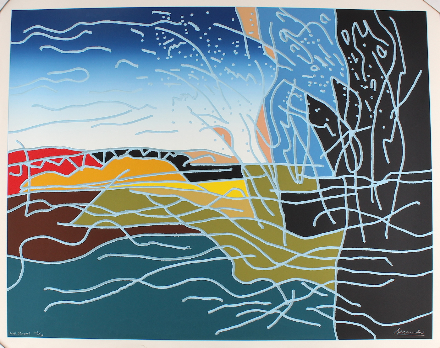 Arthur Secunda "Four Seasons" Signed Limited Edition Serigraph #108/150 at PristineAuction.com Arthur Secunda "Four Seasons" Signed Limited Edition Serigraph #108/150 at PristineAuction.com