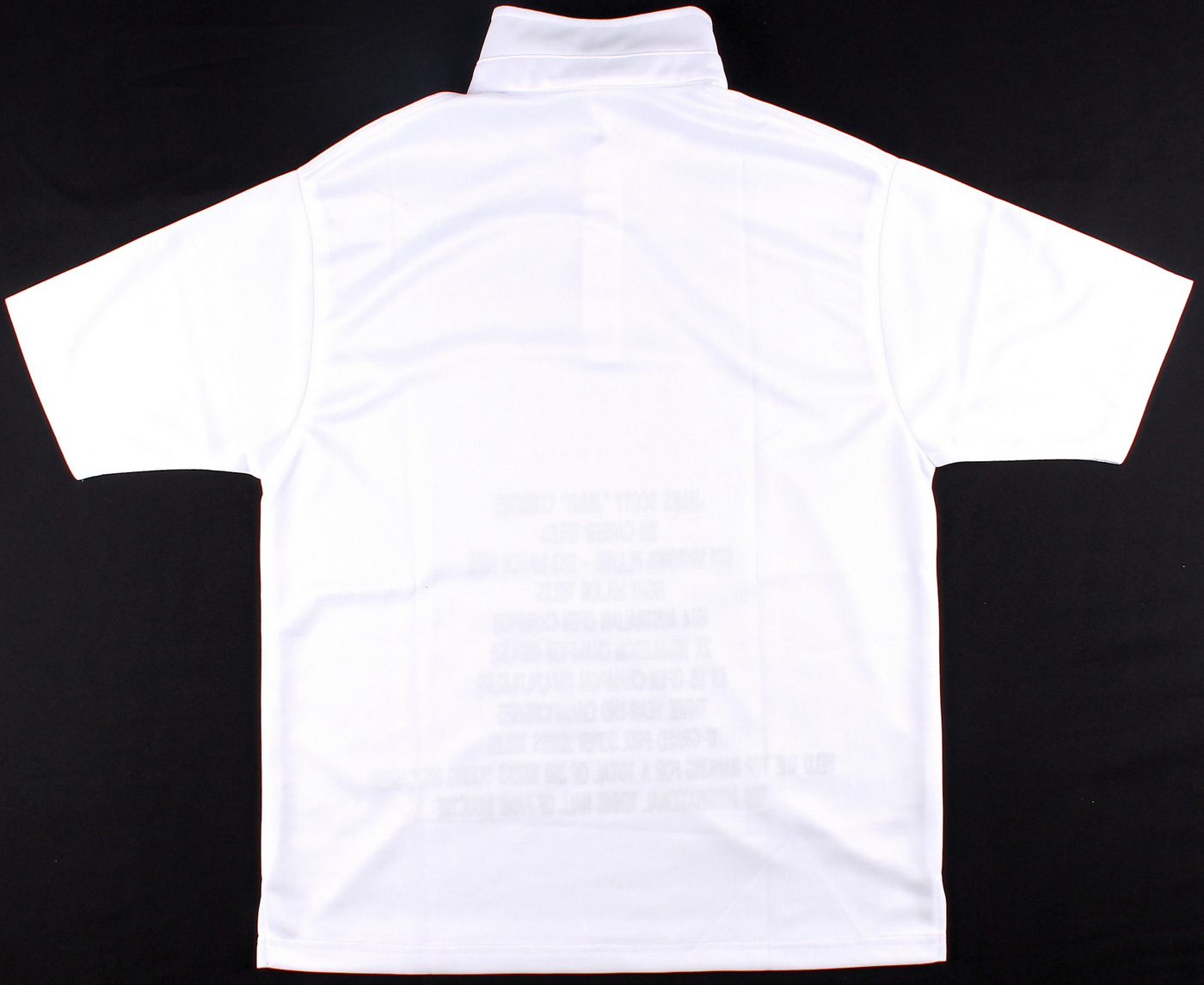 Jimmy Connors Signed Career Highlight Stat Tennis Shirt (JSA COA) at PristineAuction.com Jimmy Connors Signed Career Highlight Stat Tennis Shirt (JSA COA) at PristineAuction.com