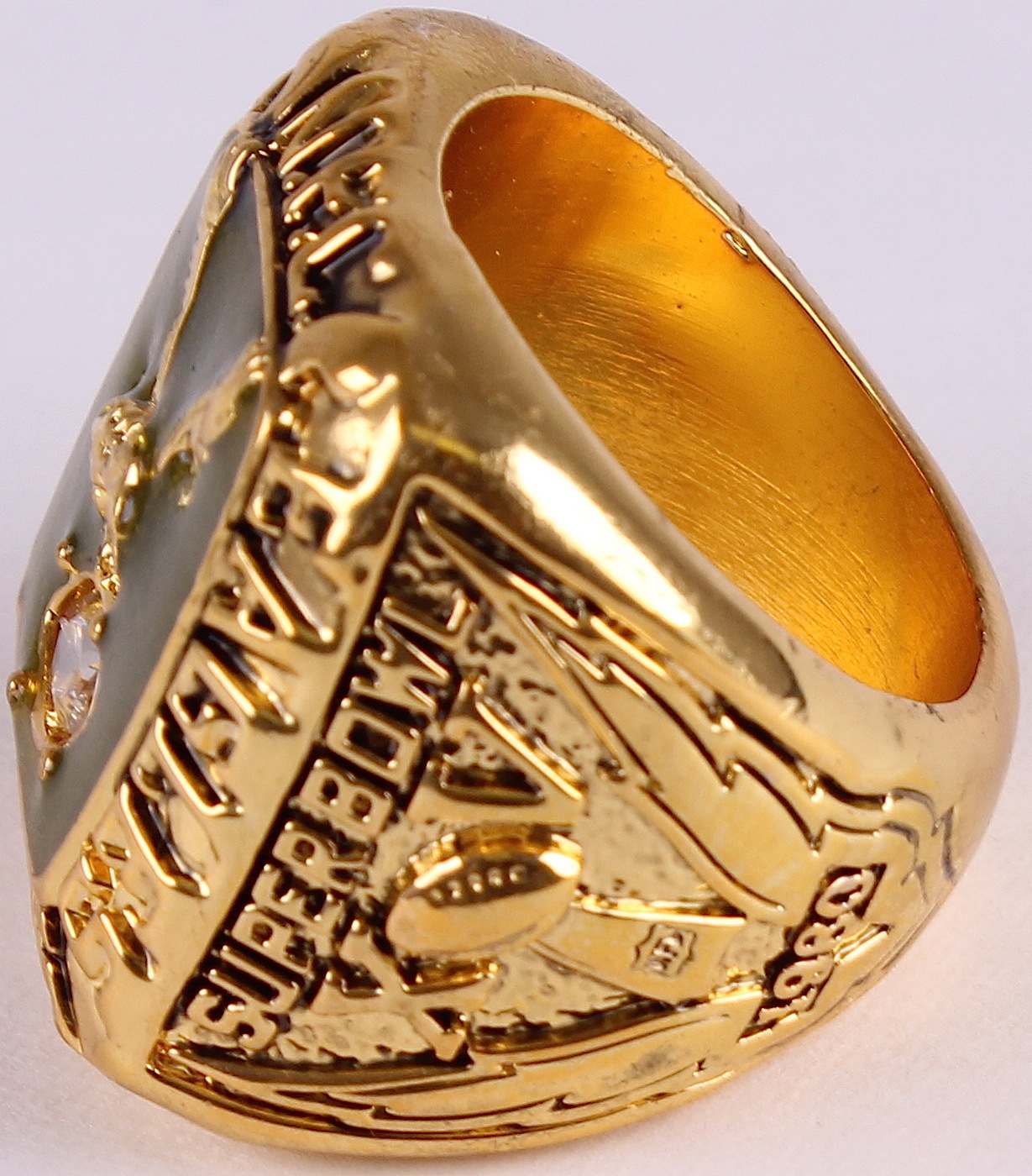Charlie Johnson Philadelphia Eagles High Quality Replica 1980 NFC Championship Ring at PristineAuction.com Charlie Johnson Philadelphia Eagles High Quality Replica 1980 NFC Championship Ring at PristineAuction.com