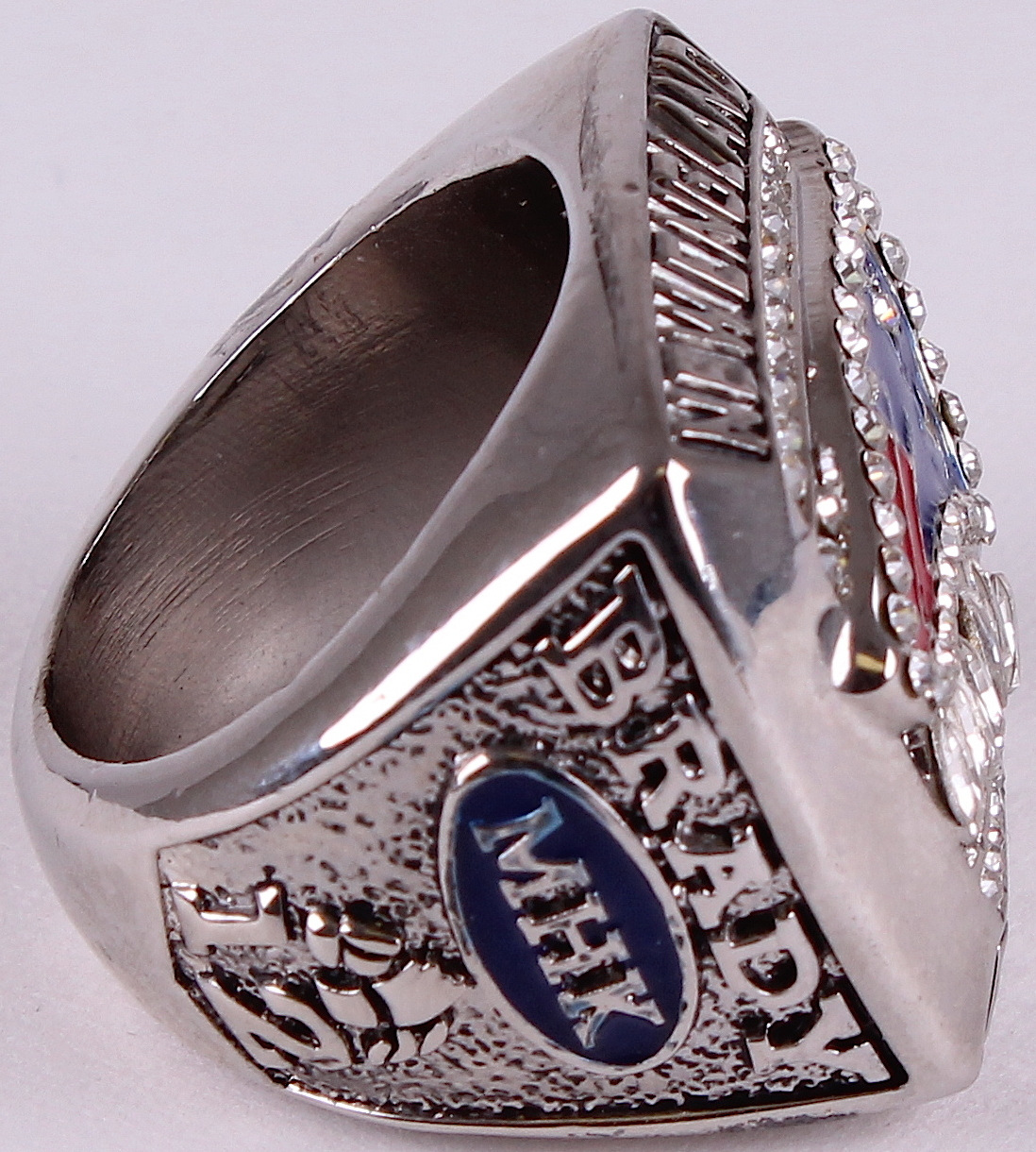 Tom Brady New England Patriots High Quality Replica 2011 AFC Championship Ring at PristineAuction.com Tom Brady New England Patriots High Quality Replica 2011 AFC Championship Ring at PristineAuction.com