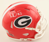 Kelee Ringo Signed Georgia Bulldogs Speed Mini Helmet (Beckett) at PristineAuction.com