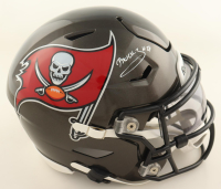 Bucky Irving Signed Buccaneers Mid-Size SpeedFlex Helmet With Visor (Beckett) at PristineAuction.com