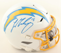 Ladd McConkey Signed Chargers Mid-Size SpeedFlex Helmet With Visor (Beckett) at PristineAuction.com