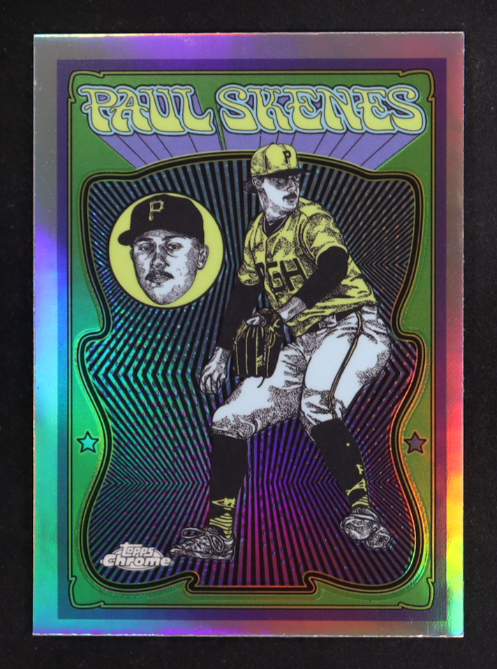 Paul Skenes 2025 Topps Chrome Ultra Violet All-Stars #UV4 at PristineAuction.com Paul Skenes 2025 Topps Chrome Ultra Violet All-Stars #UV4 at PristineAuction.com