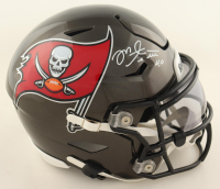 Mike Alstott Signed Buccaneers Mid-Size SpeedFlex Helmet With Visor (JSA) at PristineAuction.com