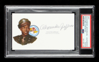 Alexander Jefferson Signed Cut With Portrait (PSA) at PristineAuction.com
