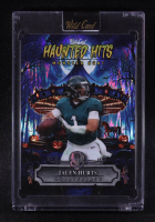 Jalen Hurts 2025 Wild Card Haunted Hits Monster Hunt Carnival Blue Stealth #JH #1/1 at PristineAuction.com