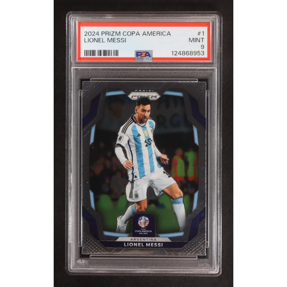 Lionel Messi 2024 Panini Instant Copa America #1 (PSA 9) at PristineAuction.com