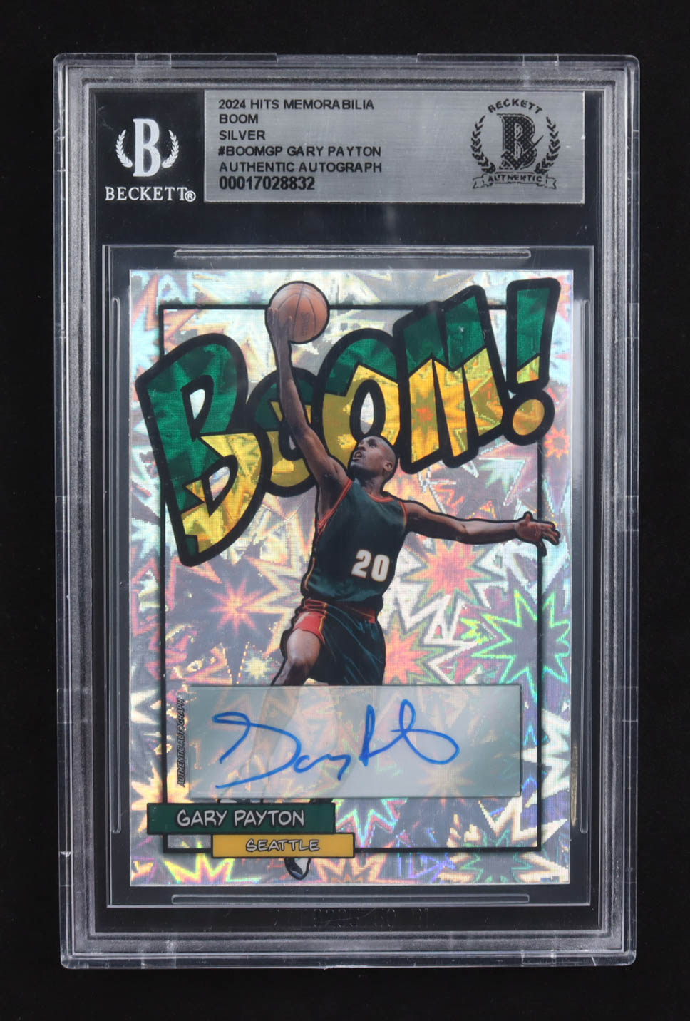 Gary Payton 2024 Hits Memorabilia Boom Silver #BOOMGP (BGS) at PristineAuction.com Gary Payton 2024 Hits Memorabilia Boom Silver #BOOMGP (BGS) at PristineAuction.com