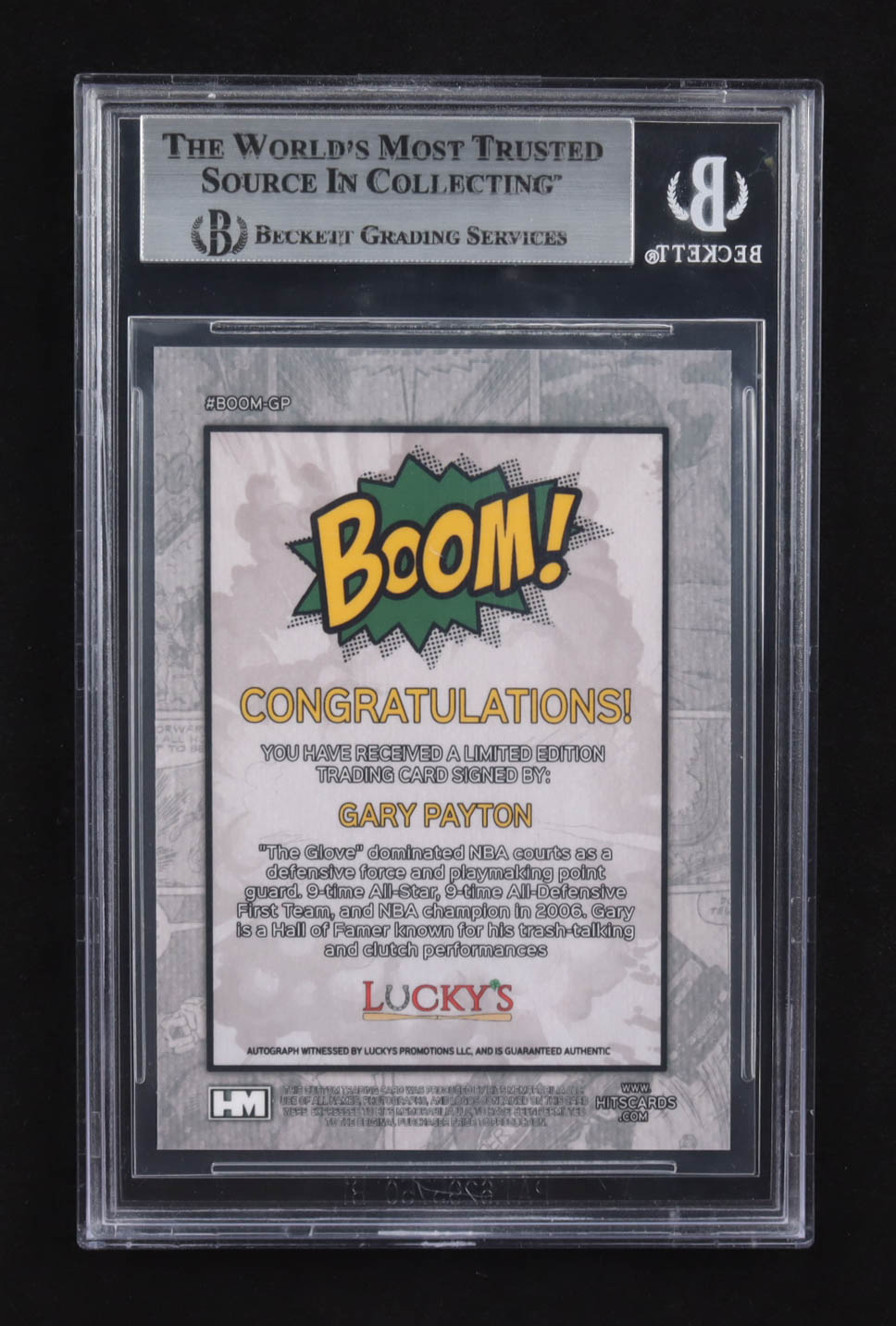 Gary Payton 2024 Hits Memorabilia Boom Silver #BOOMGP (BGS) at PristineAuction.com Gary Payton 2024 Hits Memorabilia Boom Silver #BOOMGP (BGS) at PristineAuction.com