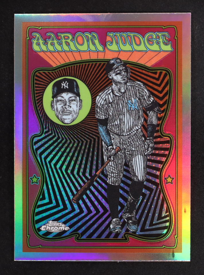 Aaron Judge 2025 Topps Chrome Ultra Violet All-Stars #UV2 at PristineAuction.com Aaron Judge 2025 Topps Chrome Ultra Violet All-Stars #UV2 at PristineAuction.com