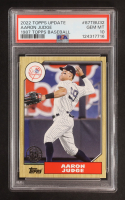 Aaron Judge 2022 Topps Update '87 Topps #87TBU32 (PSA 10) at PristineAuction.com