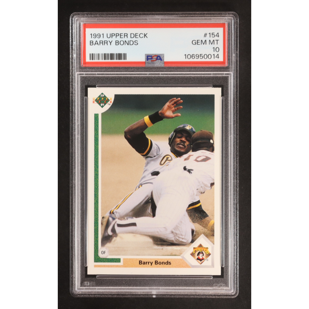 Barry Bonds 1991 Upper Deck #154 (PSA 10) at PristineAuction.com