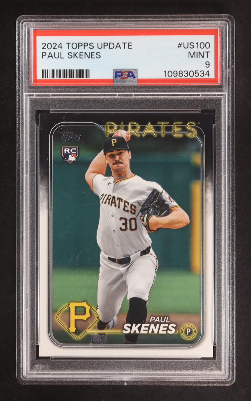 Paul Skenes 2024 Topps Update #US100 RC (PSA 9) at PristineAuction.com Paul Skenes 2024 Topps Update #US100 RC (PSA 9) at PristineAuction.com