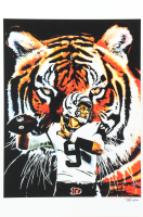 "Joe Burrow" Bengals LE 12x18 Lithograph by Joshua Barton #/500 (PA) at PristineAuction.com
