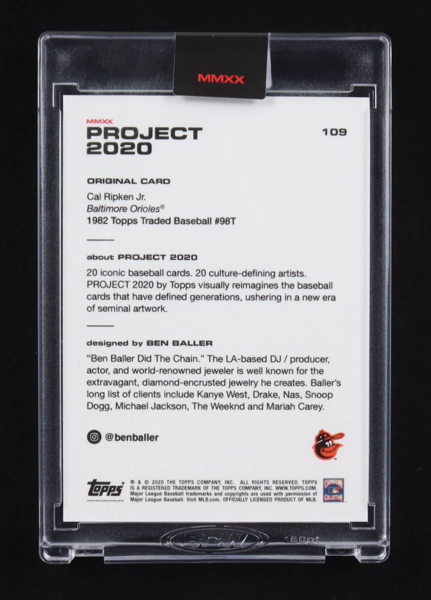 Cal Ripken Jr. 2020 Topps Project 2020 #109 Ben Baller at PristineAuction.com Cal Ripken Jr. 2020 Topps Project 2020 #109 Ben Baller at PristineAuction.com