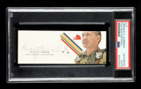 Francis "Gabby" Gabreski Signed Cut With Portrait (PSA) at PristineAuction.com