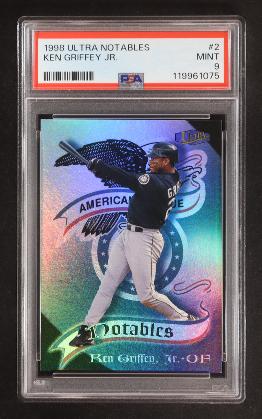 Ken Griffey Jr. 1998 Ultra Notables #2 (PSA 9) at PristineAuction.com Ken Griffey Jr. 1998 Ultra Notables #2 (PSA 9) at PristineAuction.com