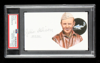 John R. Alison Signed Cut With Portrait (PSA) at PristineAuction.com