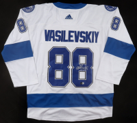 Andrei Vasilevskiy Signed Lightning Adidas Authentic Jersey (Beckett) at PristineAuction.com