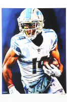 "Amon-Ra St. Brown" Lions LE 12x18 Lithograph by Joshua Barton #/500 (PA) at PristineAuction.com