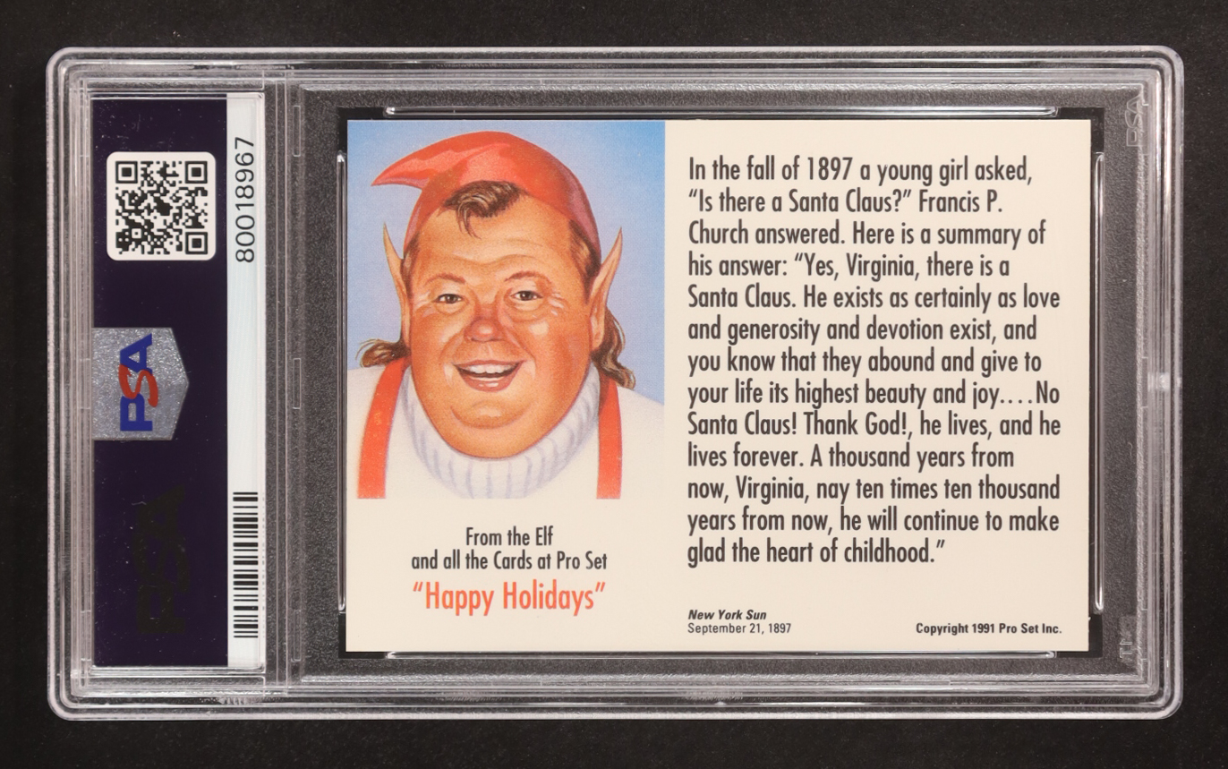 Santa Claus 1991 Pro Set #NNO (PSA 10) at PristineAuction.com Santa Claus 1991 Pro Set #NNO (PSA 10) at PristineAuction.com