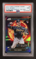 Paul Skenes 2024 Topps Cosmic Chrome Planetary Pursuit Sun #PPS6 RC (PSA 9) at PristineAuction.com