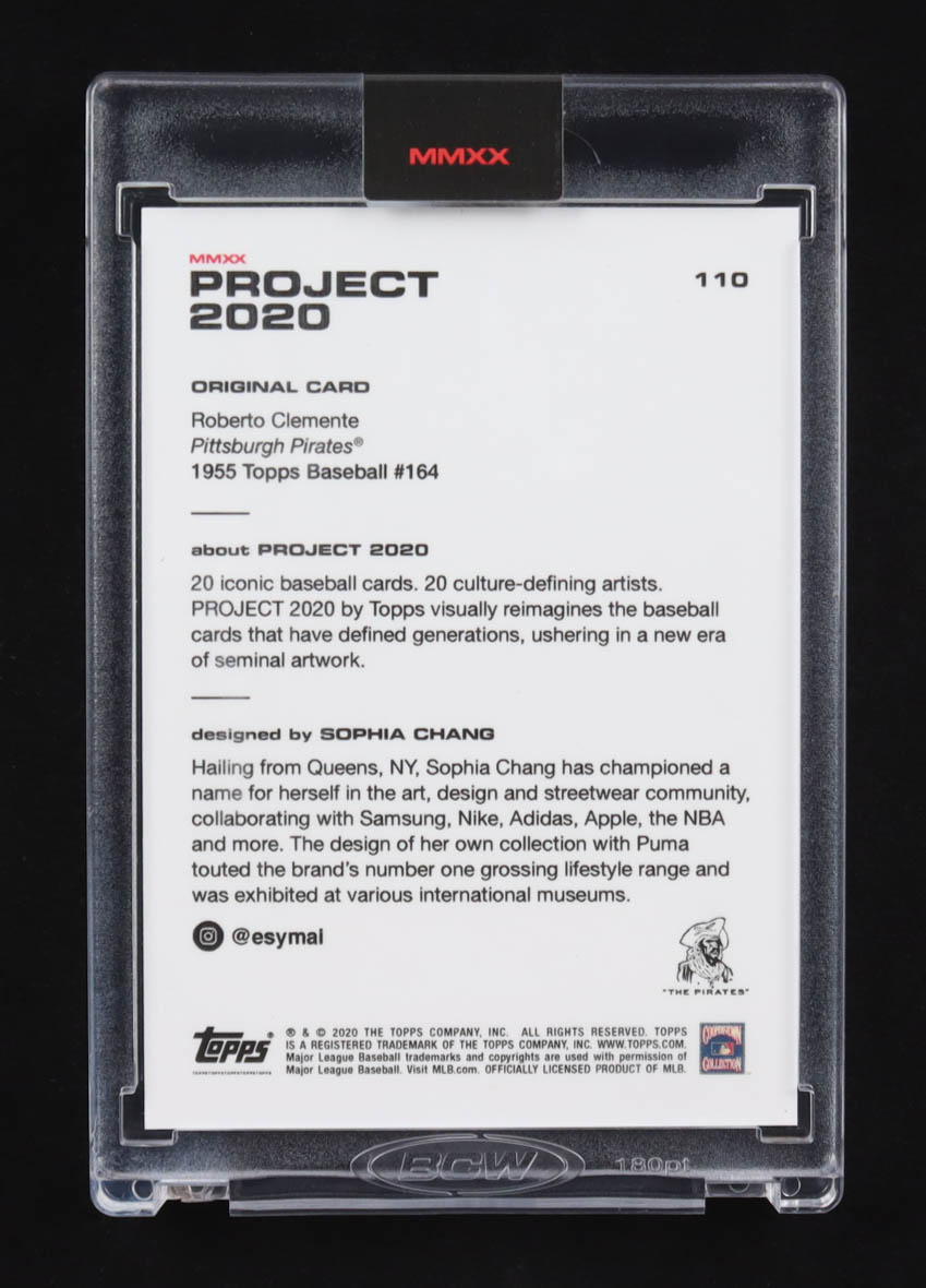 Roberto Clemente 2020 Topps Project 2020 #110 Sophia Chang at PristineAuction.com Roberto Clemente 2020 Topps Project 2020 #110 Sophia Chang at PristineAuction.com