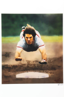 "Pete Rose" Reds LE 12x18 Lithograph by Joshua Barton #/500 (PA) at PristineAuction.com