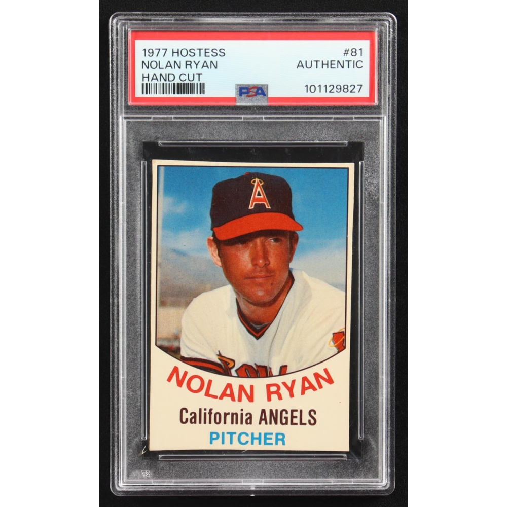 Nolan Ryan 1977 Hostess 81 HandCut (PSA) Pristine Auction