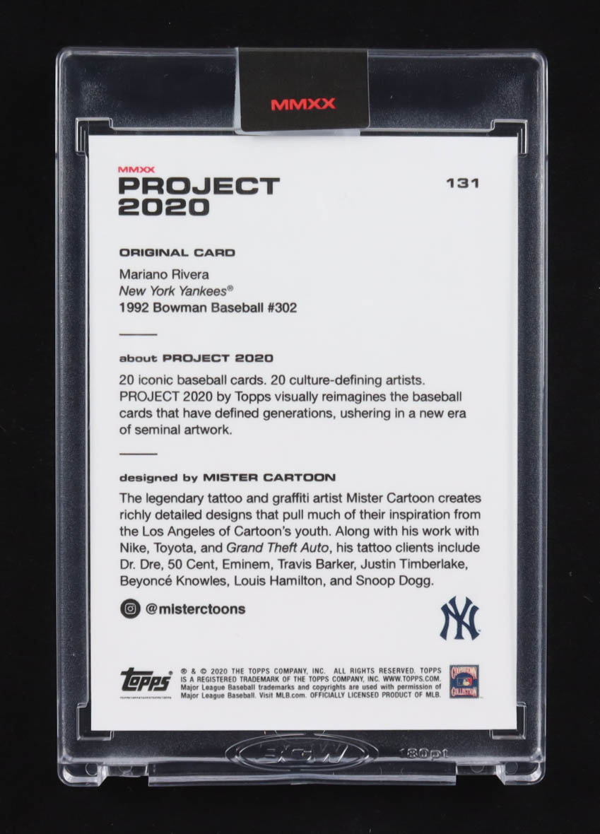 Mariano Rivera 2020 Topps Project 2020 #131 Mister Cartoon at PristineAuction.com Mariano Rivera 2020 Topps Project 2020 #131 Mister Cartoon at PristineAuction.com