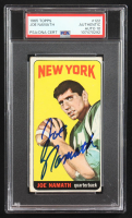 Joe Namath Signed 1965 Topps #122 RC (PSA | Auto Grade 10) at PristineAuction.com