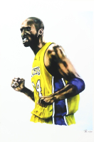 "Kobe Bryant" Lakers LE 12x18 Lithograph by Joshua Barton #/500 (PA) at PristineAuction.com