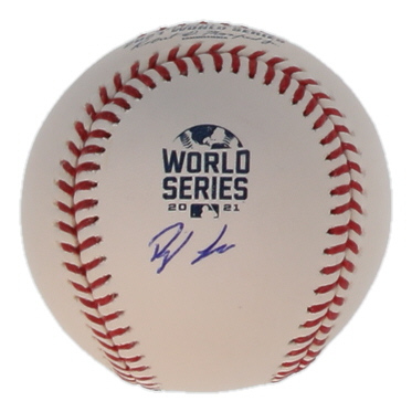Dylan Lee Signed 2021 World Series Baseball (Beckett) at PristineAuction.com Dylan Lee Signed 2021 World Series Baseball (Beckett) at PristineAuction.com
