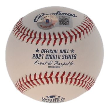 Dylan Lee Signed 2021 World Series Baseball (Beckett) at PristineAuction.com Dylan Lee Signed 2021 World Series Baseball (Beckett) at PristineAuction.com