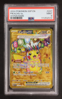 Pikachu ex 2024 Pokemon Scarlet and Violet Surging Sparks #247 (PSA 9) at PristineAuction.com