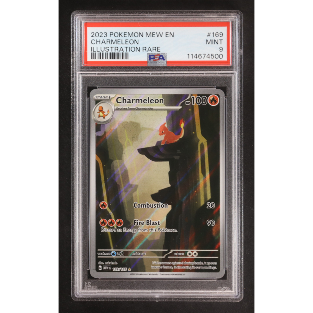 Charmeleon 2023 Pokemon Scarlet and Violet 151 #169 (PSA 9) at PristineAuction.com