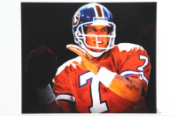 "John Elway" Broncos LE 12x18 Lithograph by Joshua Barton #/500 (PA) at PristineAuction.com