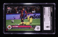 Lamine Yamal 2024-25 Topps Now UEFA CL #134 (CGC 9) at PristineAuction.com