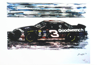 "Dale Earnhardt Sr." NASCAR LE 12x18 Lithograph by Joshua Barton #/500 (PA) at PristineAuction.com