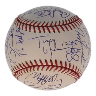 2010 St. Louis Cardinals | OML Baseball Signed by (25) with Tony La Russa, Mark McGwire, Yadier Molina (JSA) at PristineAuction.com 2010 St. Louis Cardinals | OML Baseball Signed by (25) with Tony La Russa, Mark McGwire, Yadier Molina (JSA) at PristineAuction.com