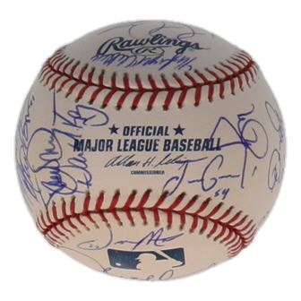 2010 St. Louis Cardinals | OML Baseball Signed by (25) with Tony La Russa, Mark McGwire, Yadier Molina (JSA) at PristineAuction.com 2010 St. Louis Cardinals | OML Baseball Signed by (25) with Tony La Russa, Mark McGwire, Yadier Molina (JSA) at PristineAuction.com
