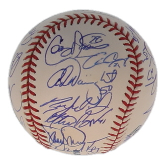 2010 St. Louis Cardinals | OML Baseball Signed by (25) with Tony La Russa, Mark McGwire, Yadier Molina (JSA) at PristineAuction.com 2010 St. Louis Cardinals | OML Baseball Signed by (25) with Tony La Russa, Mark McGwire, Yadier Molina (JSA) at PristineAuction.com
