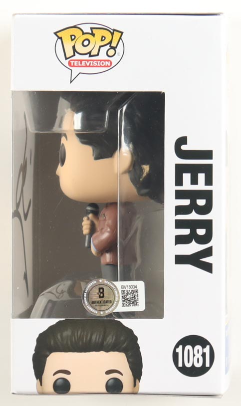 Jerry Seinfeld Signed "Seinfeld" #1081 "Jerry" Funko Pop! Vinyl Figure (Beckett) at PristineAuction.com Jerry Seinfeld Signed "Seinfeld" #1081 "Jerry" Funko Pop! Vinyl Figure (Beckett) at PristineAuction.com
