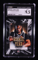 Stephon Castle 2024-25 Topps Now #14 Rookie of the Year RC (CGC 9.5) at PristineAuction.com