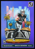 Brock Bowers 2024 Donruss Downtown! Oversize #17 RC at PristineAuction.com